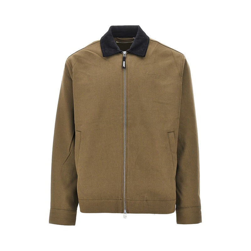 Woodbird Woodbird WBPon Full-zip Work Jacket Dark Olive - World Class Fashion
