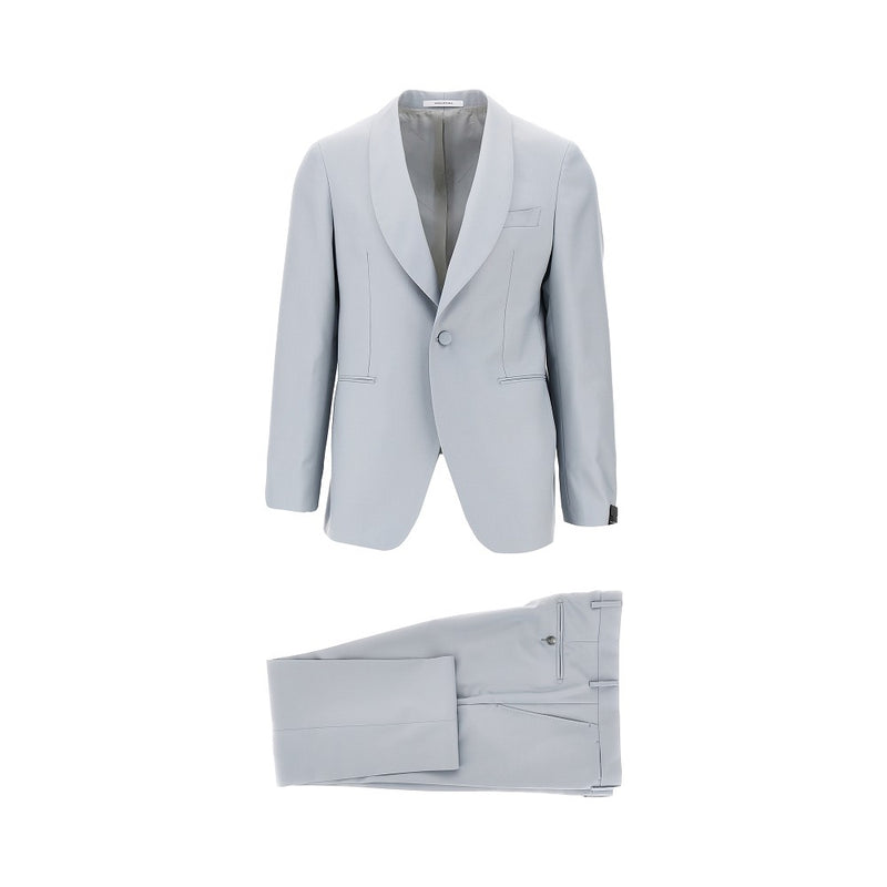 Tagliatore Tagliatore Virgin Wool Suit Blue Men - World Class Fashion