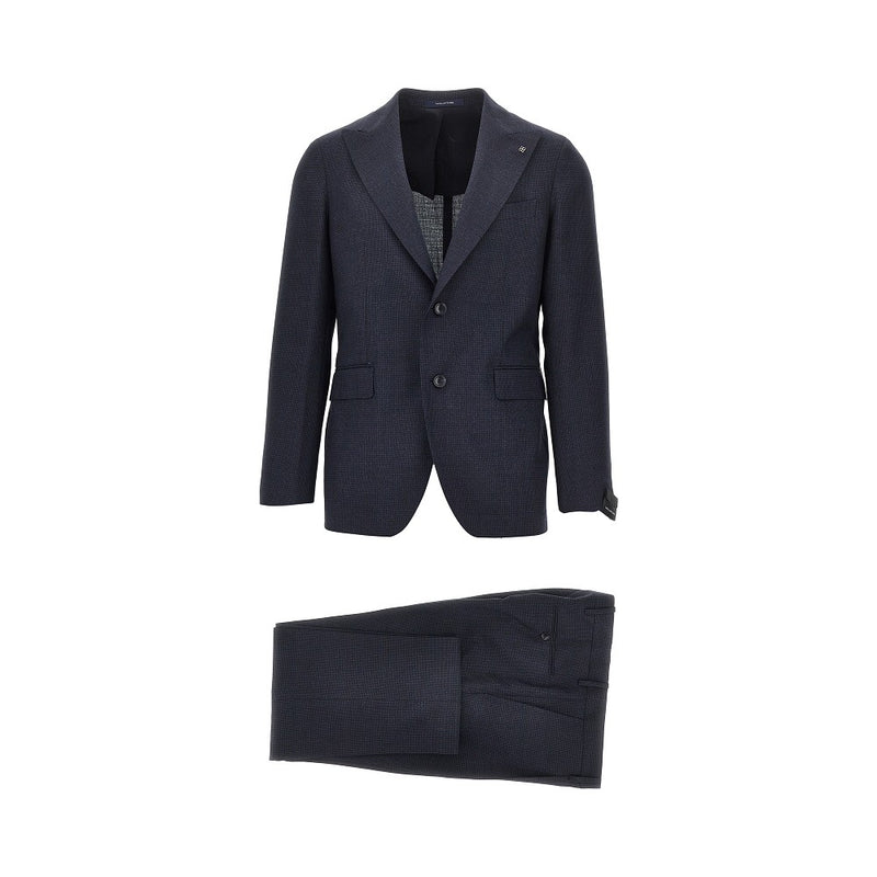 Tagliatore Tagliatore Virgin Wool Tailored Suit - World Class Fashion