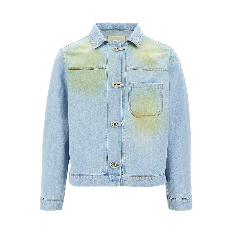 C.9.3 C.9.3 Stained Effect Denim Jacket - World Class Fashion
