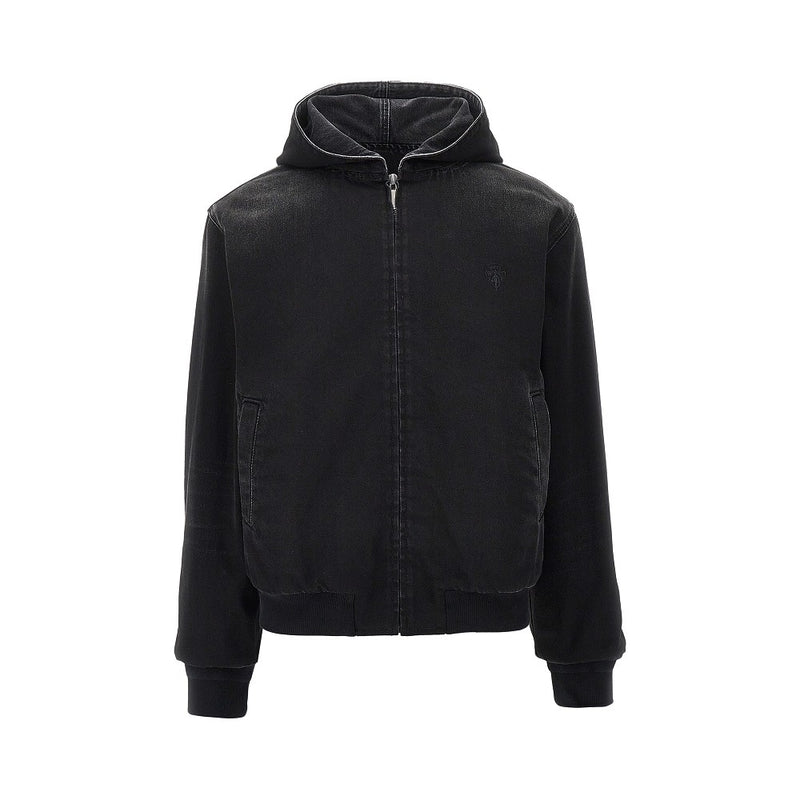 Gucci Gucci Denim Reversible Blouson Jacket Black - World Class Fashion