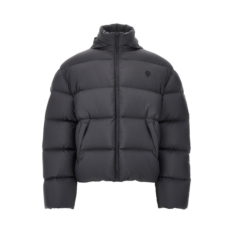 Gucci Gucci Crest Embroidery Down Jacket Black Men - World Class Fashion