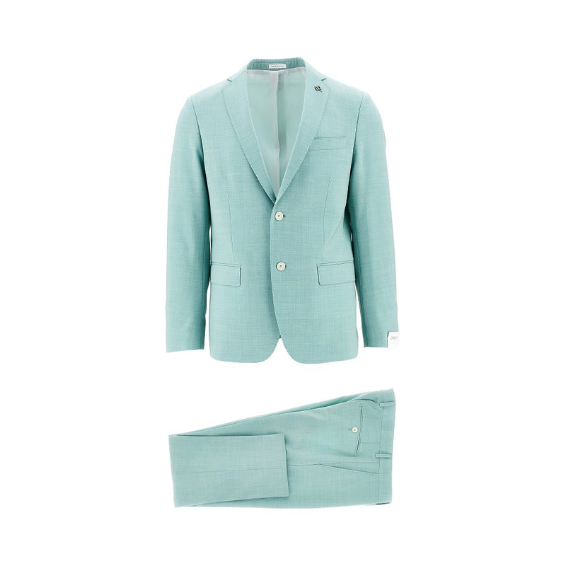 Breras Breras Stretch Wool Tailored Suit Green Men - World Class Fashion