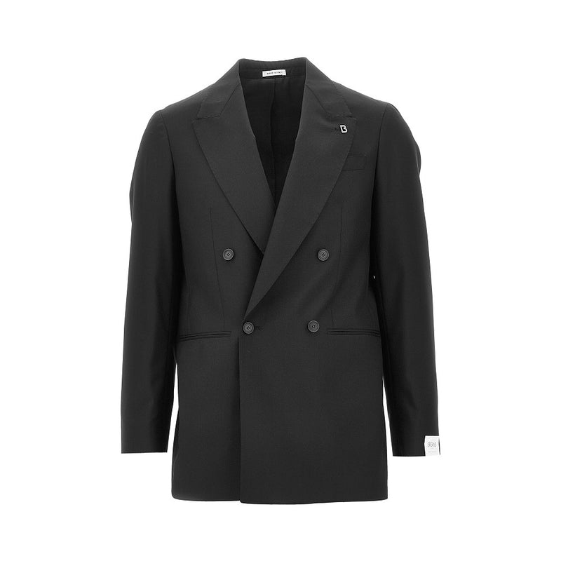 Breras Breras Arezzo Wool Double-breasted Jacket Black - World Class Fashion