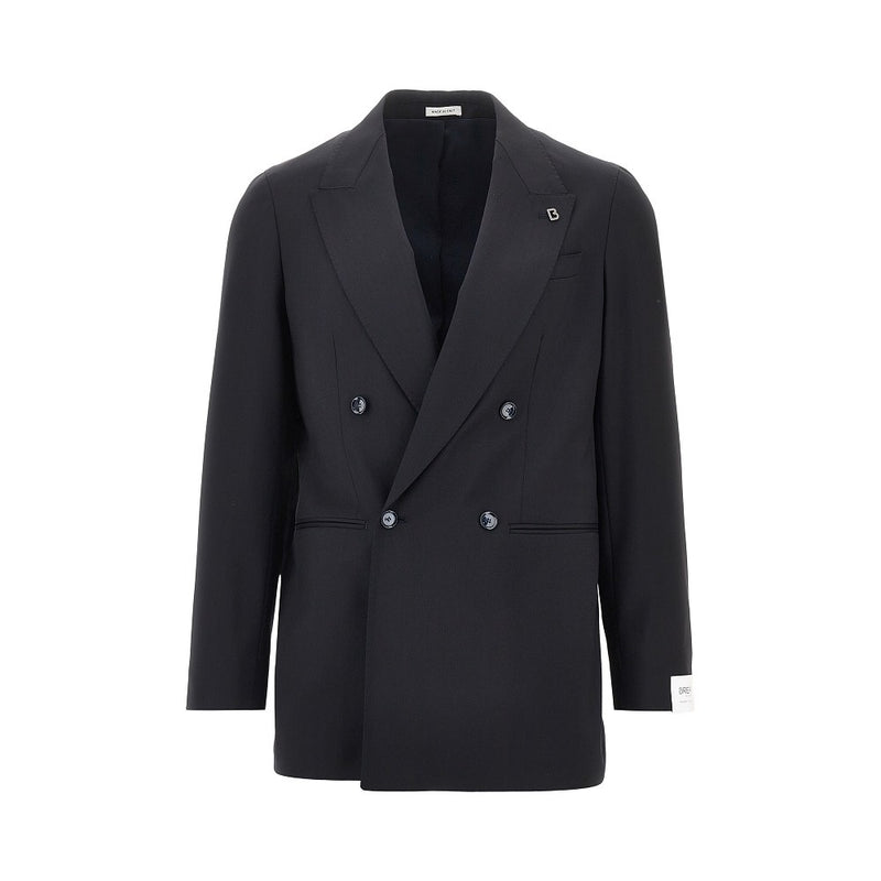 Breras Breras 'Arezzo' Wool Double-breasted Jacket - World Class Fashion