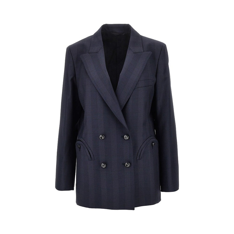 Blaze Blaze 'Everynight' Double-breasted Blazer Blue - World Class Fashion