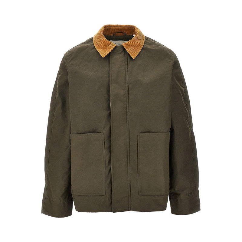 Foret Foret Waxed Cotton Jacket Green Men - World Class Fashion