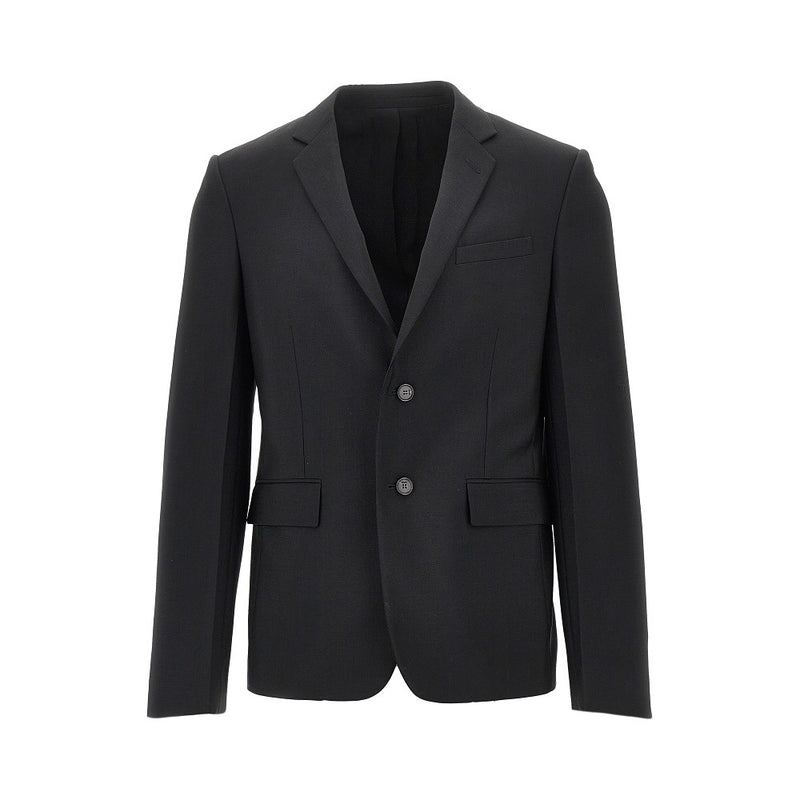 Fendi Fendi Kid Mohair Slim Fit Jacket Black Men - World Class Fashion