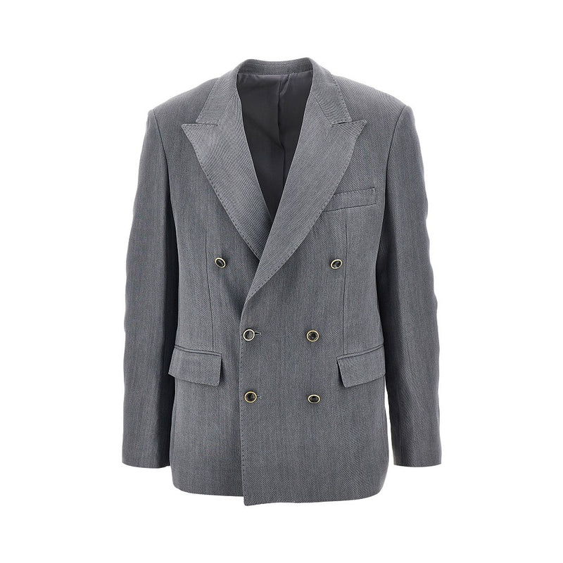 Marsem Marsem Gabardine Double-breasted Tailored Jacket - World Class Fashion