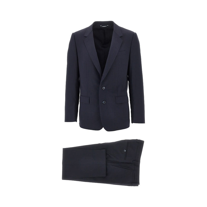 Dolce&gabbana Dolce&Gabbana Stretch Wool Martini Suit Blue Men - World Class Fashion