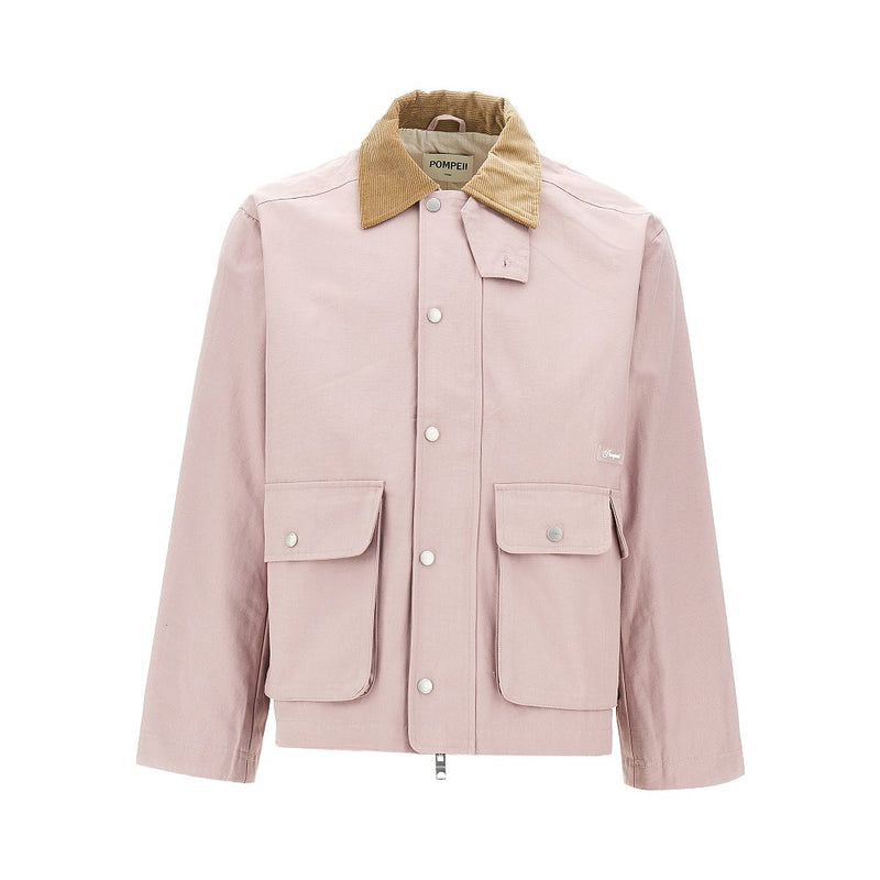 Pompeii Pompeii Cotton Canvas Field Jacket Powder Pink - World Class Fashion