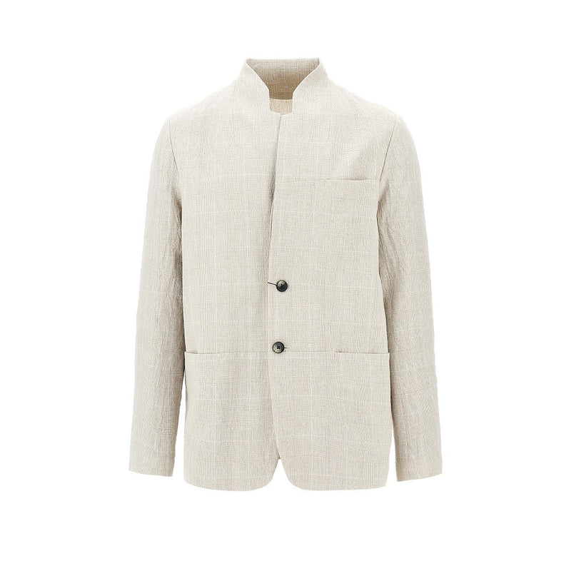 Sease Sease Ellen 2.0 Destructured Linen Jacket Beige - World Class Fashion