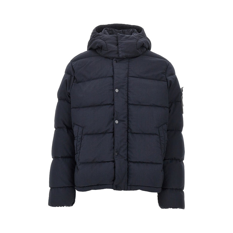 Stone Island Stone Island Wool Ripstop Ghost Jacket Blue - World Class Fashion