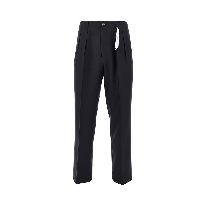 Santaniello Santaniello Mirò Rima Wool Pants Blue Men - World Class Fashion