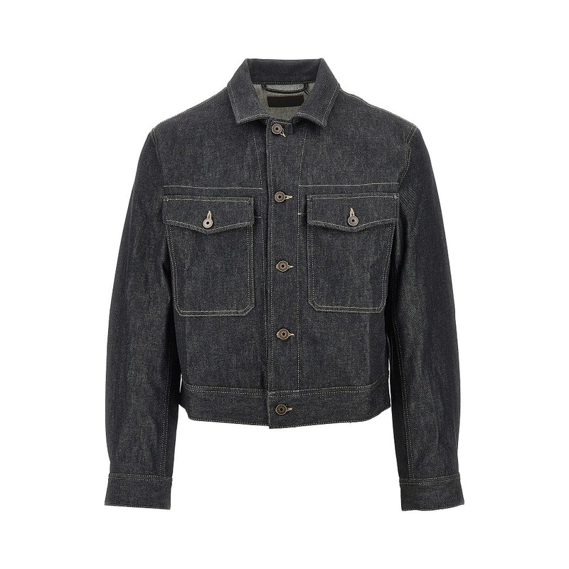 Lemaire Lemaire Denim Trucker Jacket Blue Men - World Class Fashion