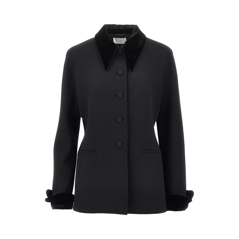 The Row The Row Jeko Wool Jacket Black - World Class Fashion