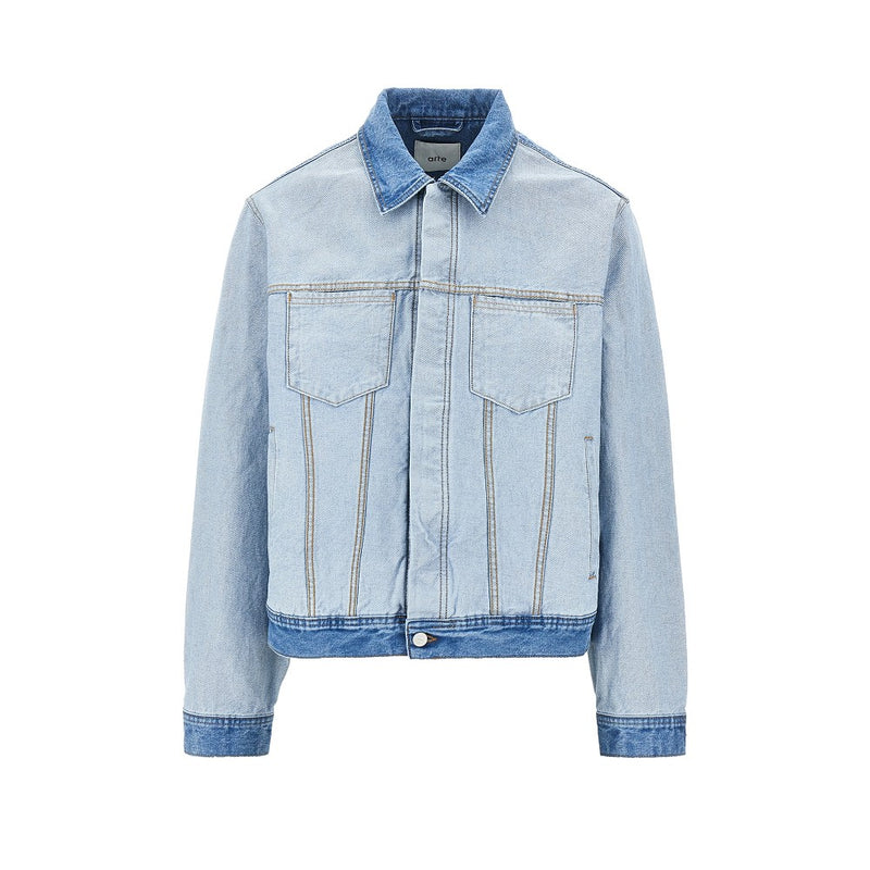 Arte Arte Inside/Out Denim Jacket Blue Men - World Class Fashion