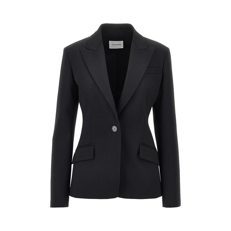 The Andamane The Andamane Bianca Gabardine Jacket Black - World Class Fashion
