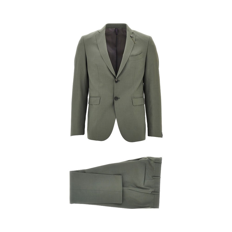 Santaniello Santaniello Wool-blend Single-breasted Suit - World Class Fashion