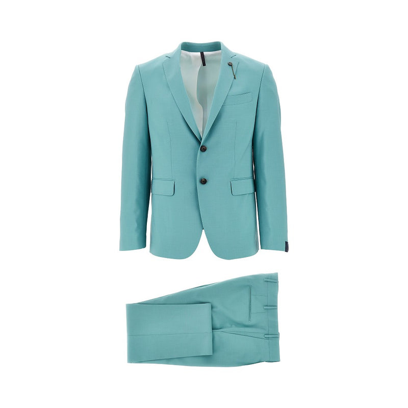 Santaniello Santaniello Wool-blend Single-breasted Suit - World Class Fashion