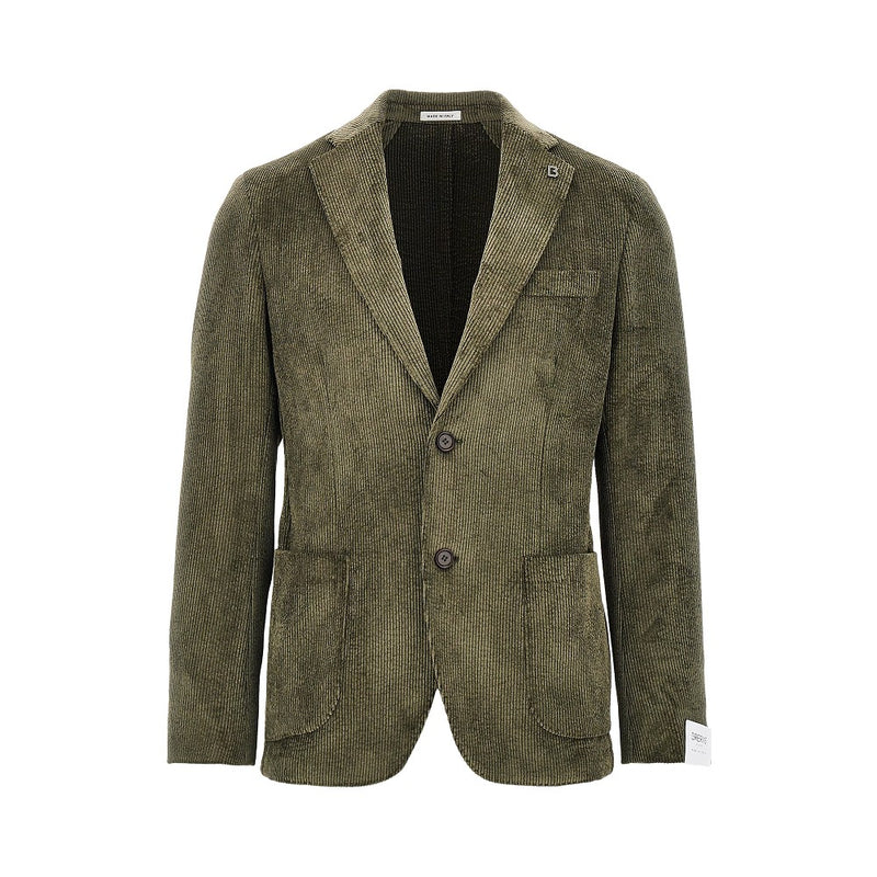 Breras Breras Venezia Corduroy Jacket Green Men - World Class Fashion