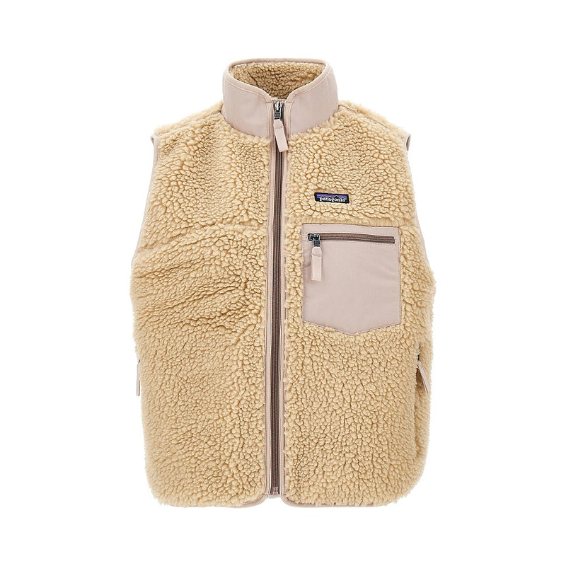 Patagonia Patagonia Classic Retro-x Fleece Vest Beige Women - World Class Fashion