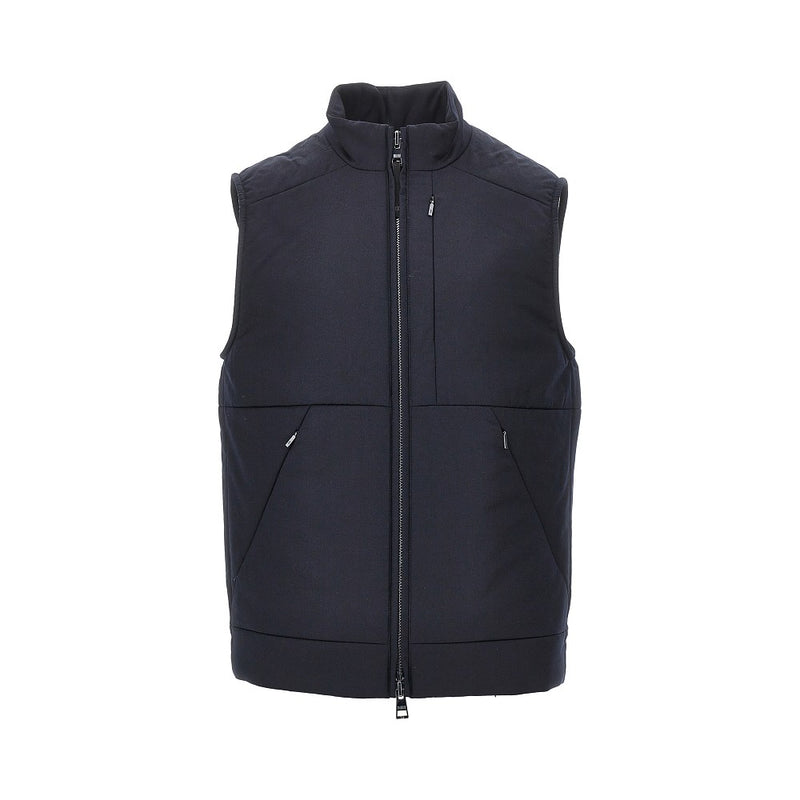 Duno Duno Arlo Padded Wool Vest Blue - World Class Fashion