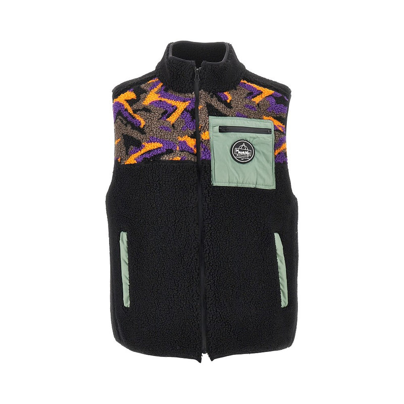 Mauna Kea Mauna Kea Color-block Sherpa Vest Multicolor Men - World Class Fashion