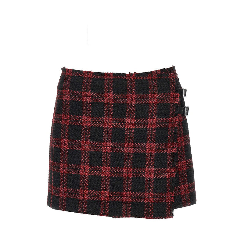 Pinko Pinko Check Tweed Mini Skirt Multicolor - World Class Fashion