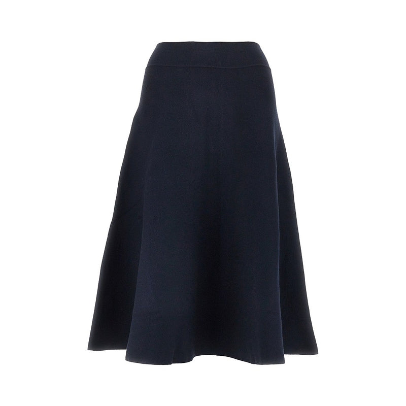 The Frankie Shop The Frankie Shop 'July' Knitted Midi Skirt Blue - World Class Fashion
