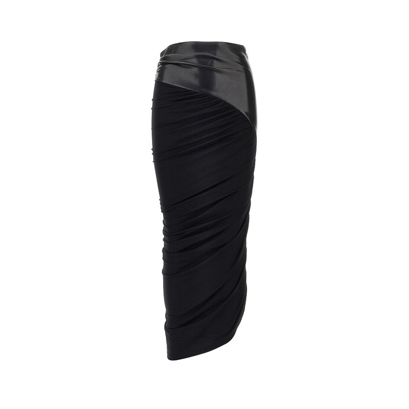 The Andamane The Andamane Ursula Stretch Jersey Skirt Black - World Class Fashion