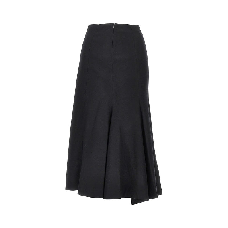 The Latest The Latest Erika Flannel Midi Skirt Black - World Class Fashion