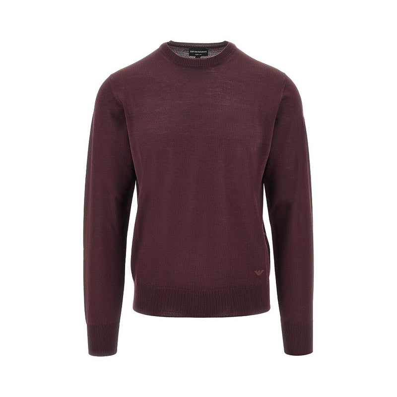 Emporio Armani Emporio Armani Virgin Wool Sweater Red Men - World Class Fashion