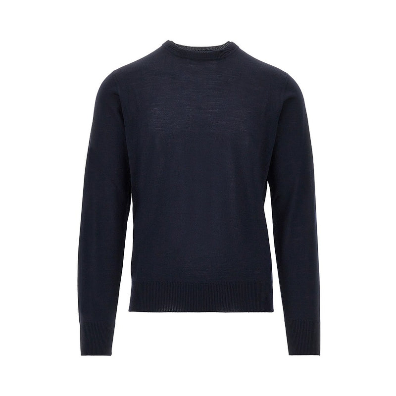 Emporio Armani Emporio Armani Virgin Wool Sweater Blue Men - World Class Fashion