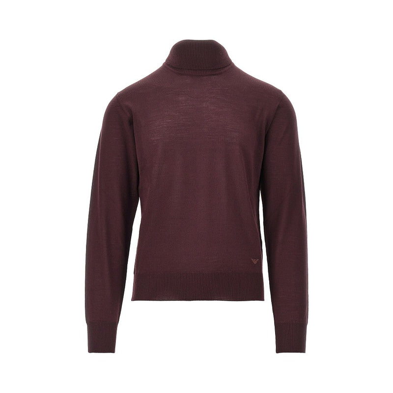 Emporio Armani Emporio Armani Virgin Wool Turtleneck Red Men - World Class Fashion