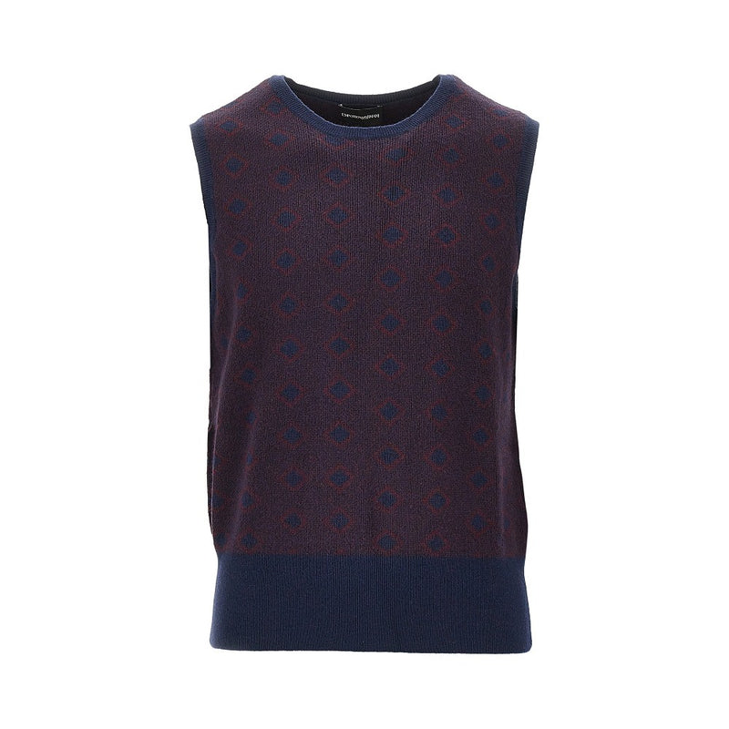 Emporio Armani Emporio Armani Cashmere Wool Vest Multicolor Men - World Class Fashion