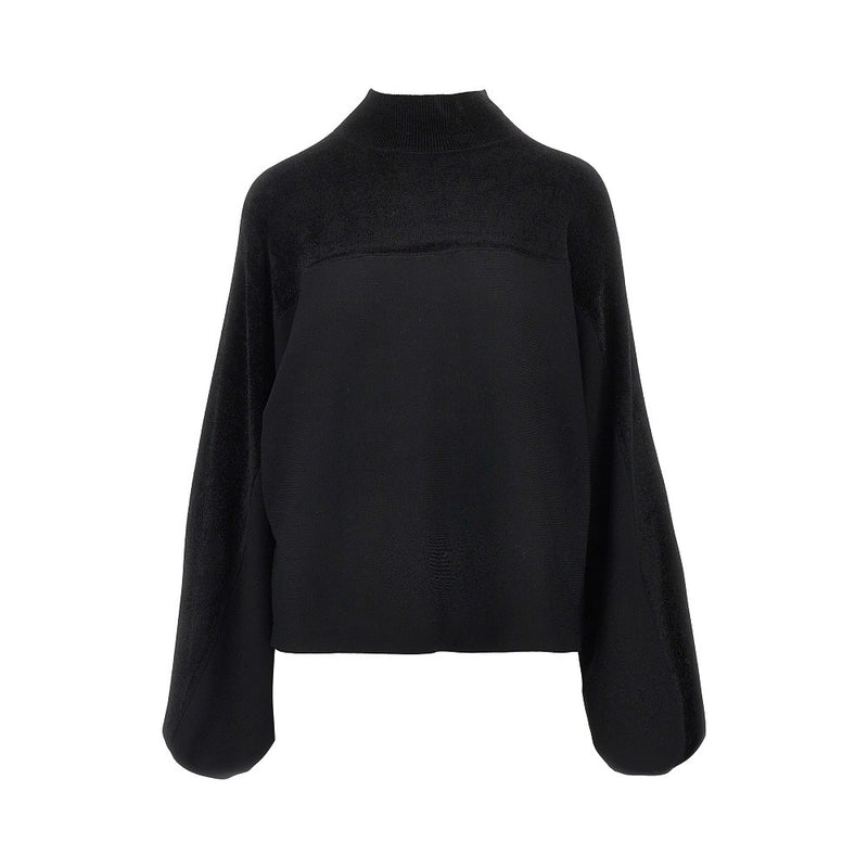 Emporio Armani Emporio Armani Viscose-blend Sweater Black Women - World Class Fashion
