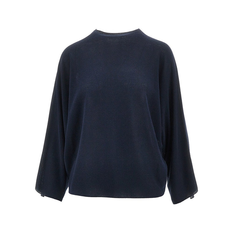 Emporio Armani Emporio Armani Knitted Top Blue Women - World Class Fashion