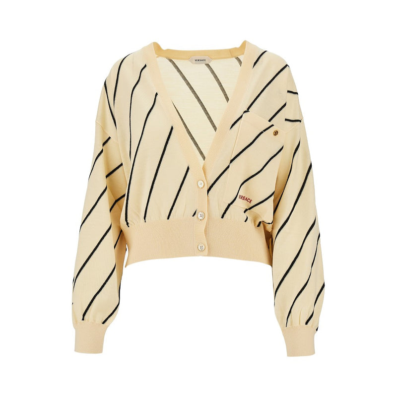 Versace Versace Knitted Cardigan Yellow Women - World Class Fashion