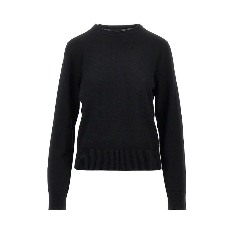 Pinko Pinko Merino Wool Crewneck Sweater Black - World Class Fashion