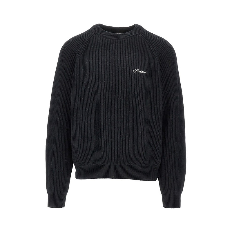 Prohibited Prohibited Campus Crewneck Sweater Black - World Class Fashion