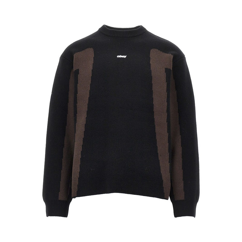 Obey Obey 'Obey Brann' Cotton-blend Sweater Black - World Class Fashion