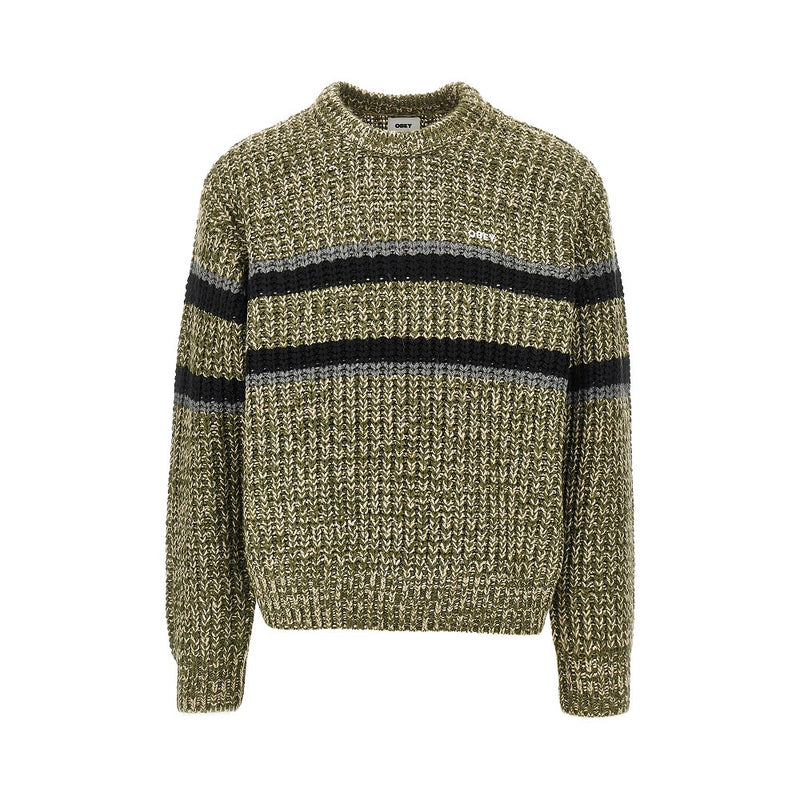 Obey Obey Alden Cotton-blend Sweater Green Men - World Class Fashion