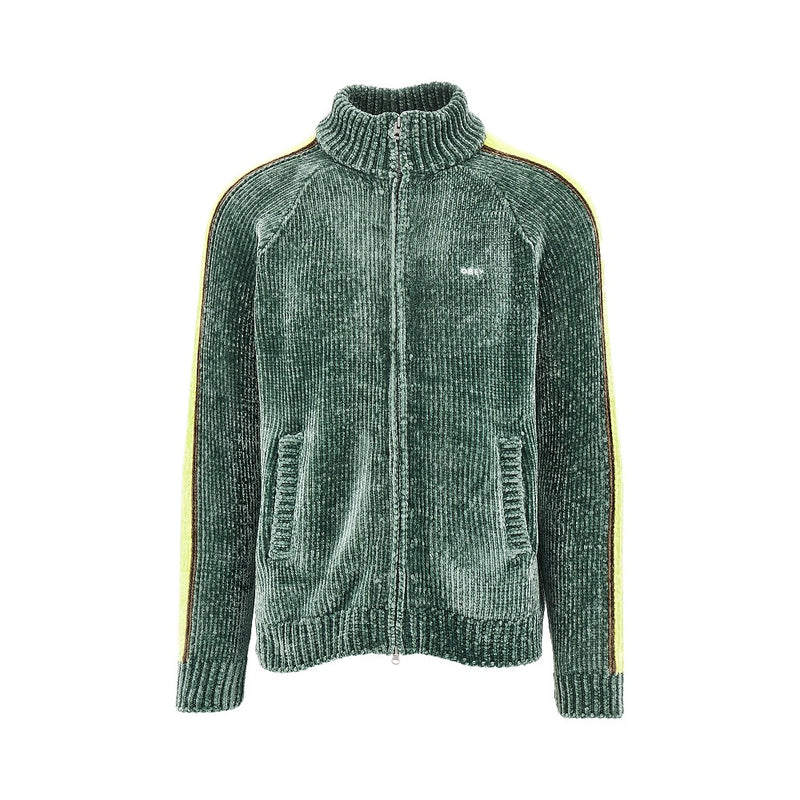 Obey Obey Chenille Cardigan Green Men - World Class Fashion
