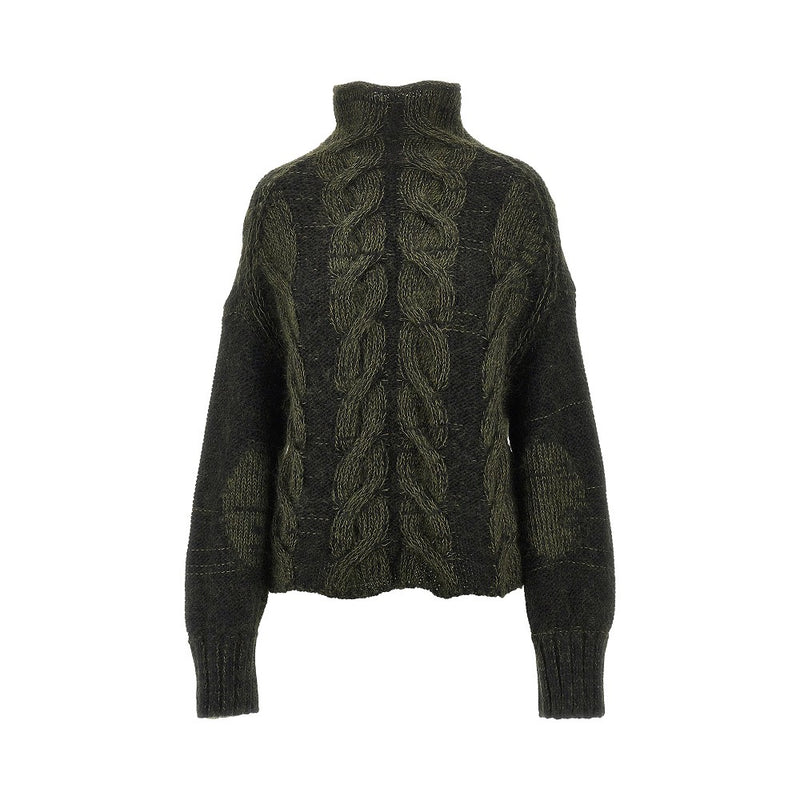 Khaite Khaite Nico Cable-knit Sweater Green - World Class Fashion