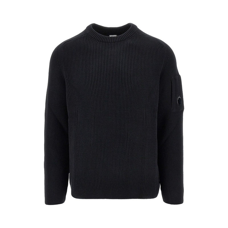 Cp Company Cp Company Knitted Sweater Black Men - World Class Fashion