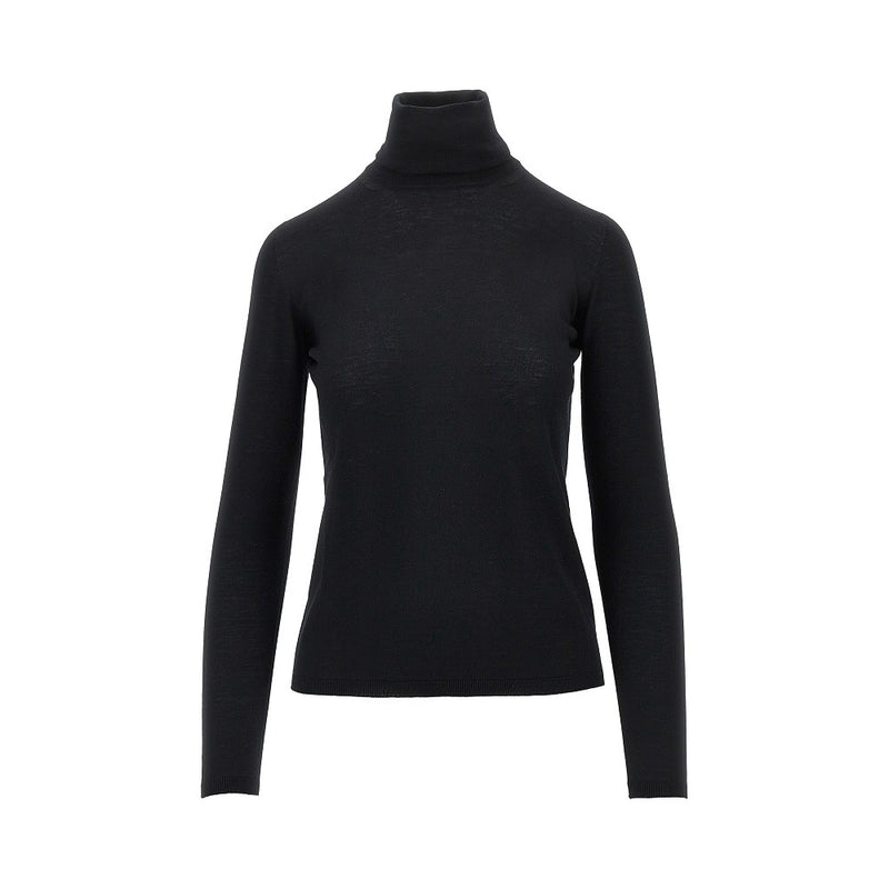 Max Mara Max Mara Virgin Wool Turtleneck Black Women - World Class Fashion