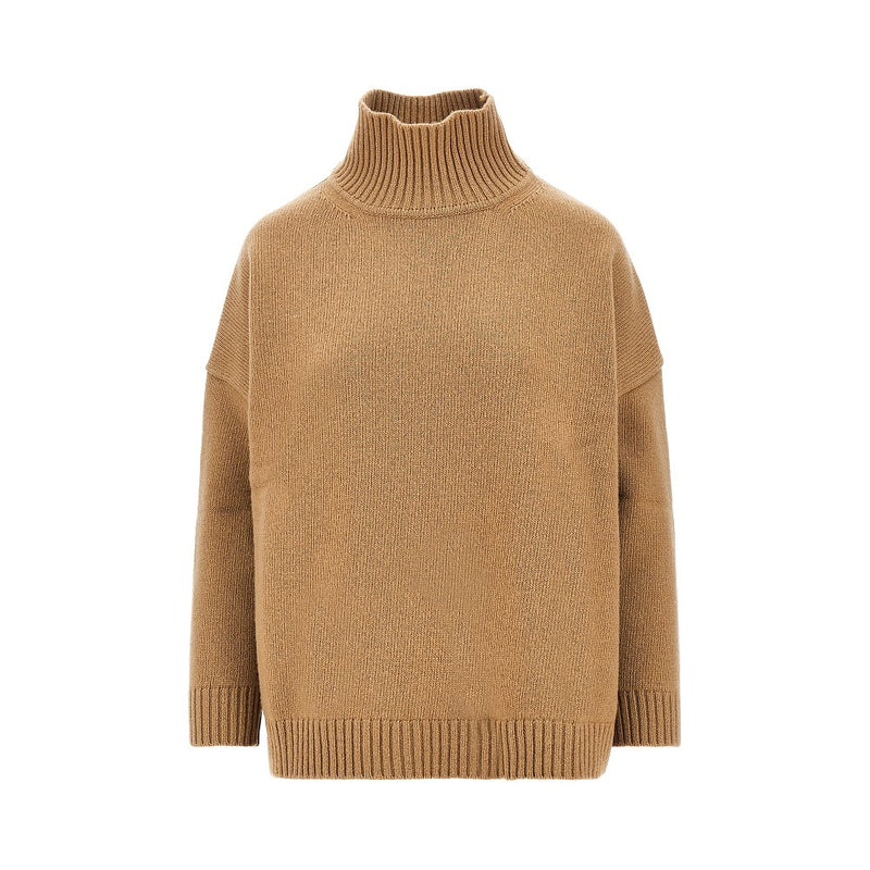 Max Mara Weekend Max Mara Weekend Virgin Wool Sweater Beige - World Class Fashion