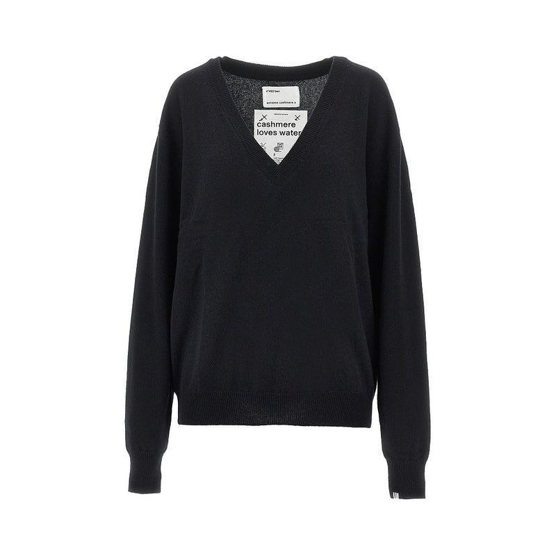 Extreme Cashmere Extreme Cashmere n.492 Ben Cashmere Sweater Black - World Class Fashion