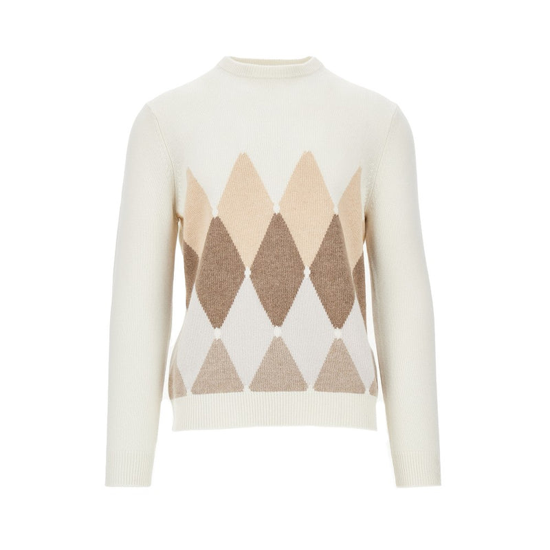 Ballantyne Ballantyne Cashmere Lozenge Sweater - World Class Fashion